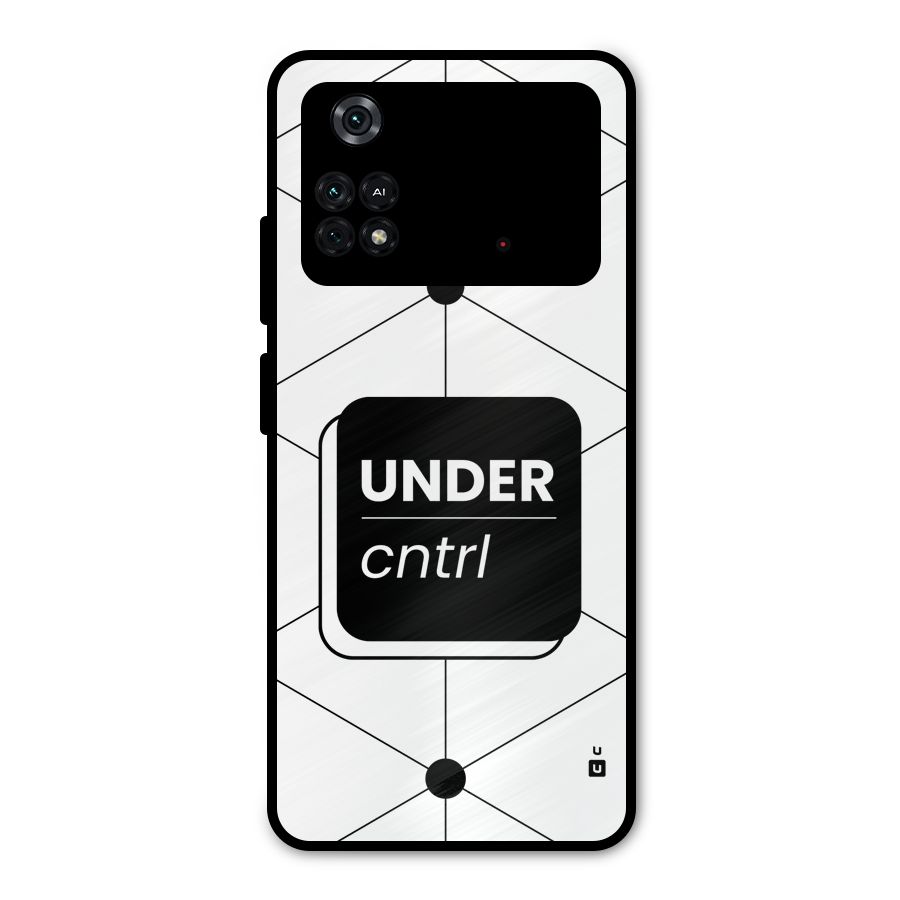 Under Control Metal Back Case for Poco M4 Pro 4G