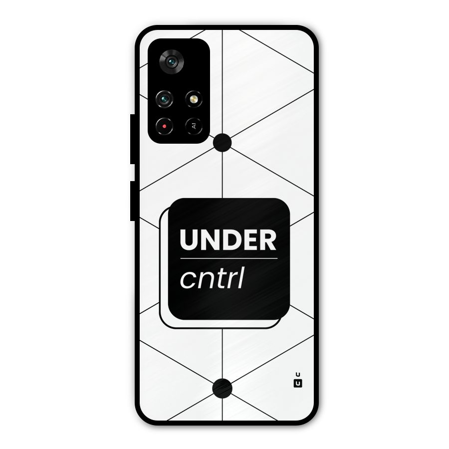Under Control Metal Back Case for Poco M4 Pro 5G