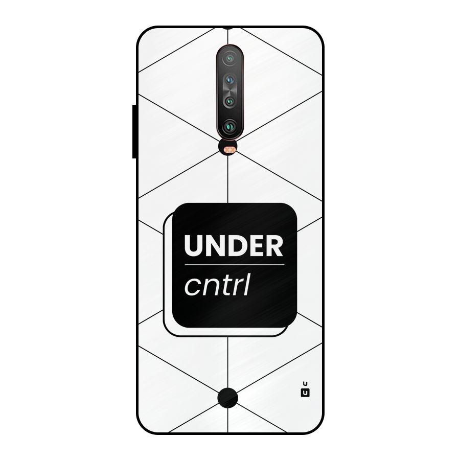 Under Control Metal Back Case for Poco X2