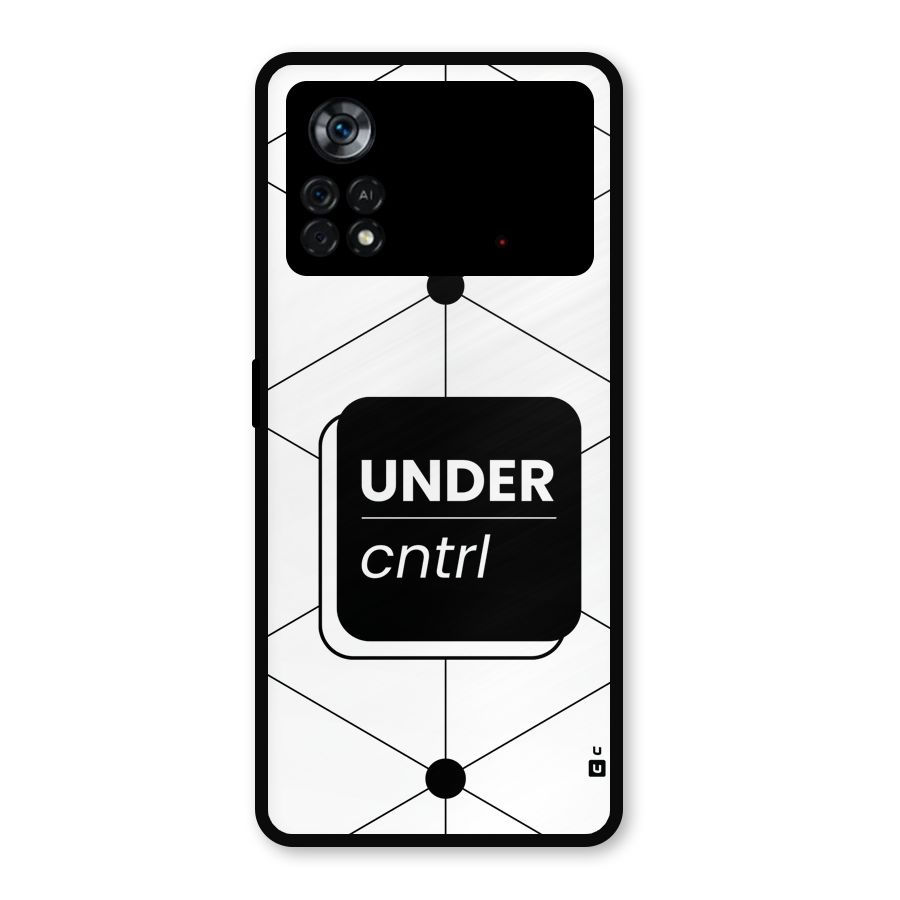Under Control Metal Back Case for Poco X4 Pro 5G