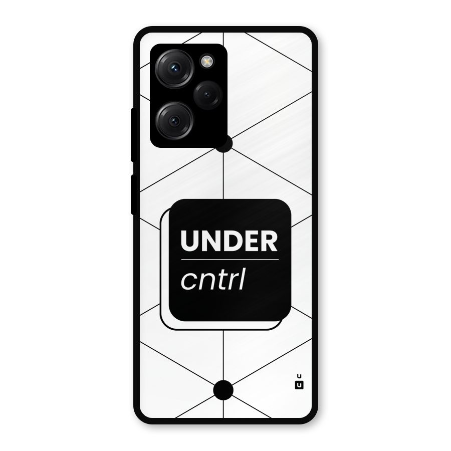 Under Control Metal Back Case for Poco X5 Pro