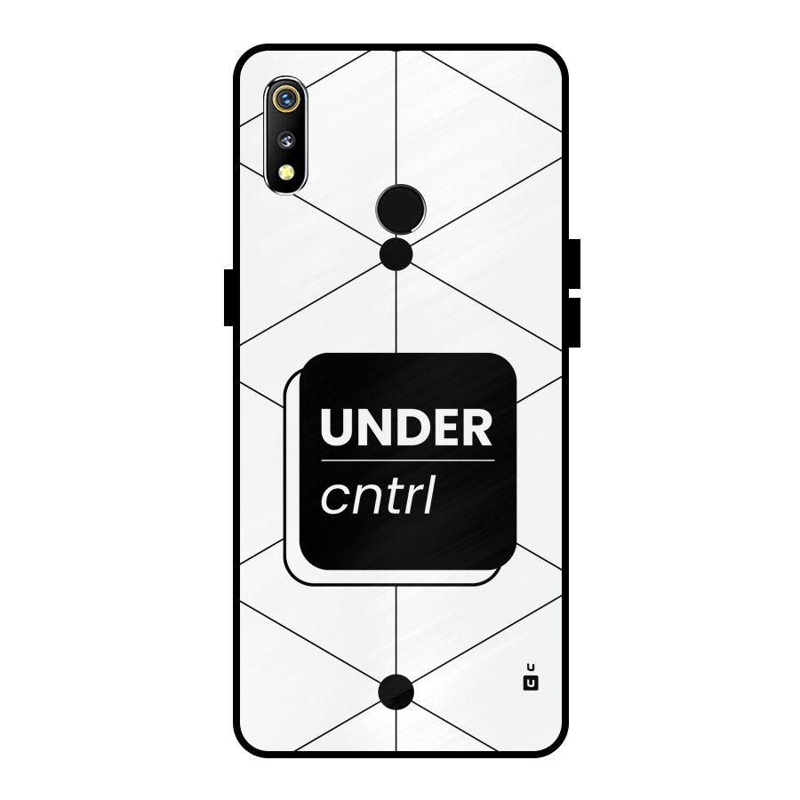 Under Control Metal Back Case for Realme 3i