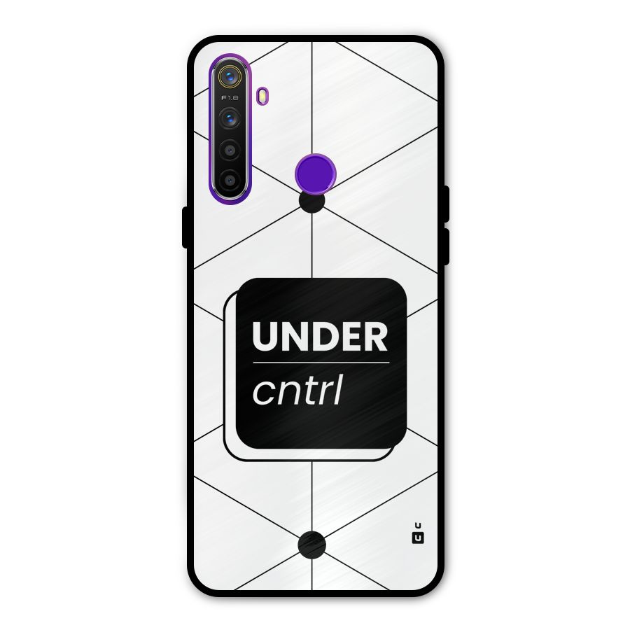 Under Control Metal Back Case for Realme 5i