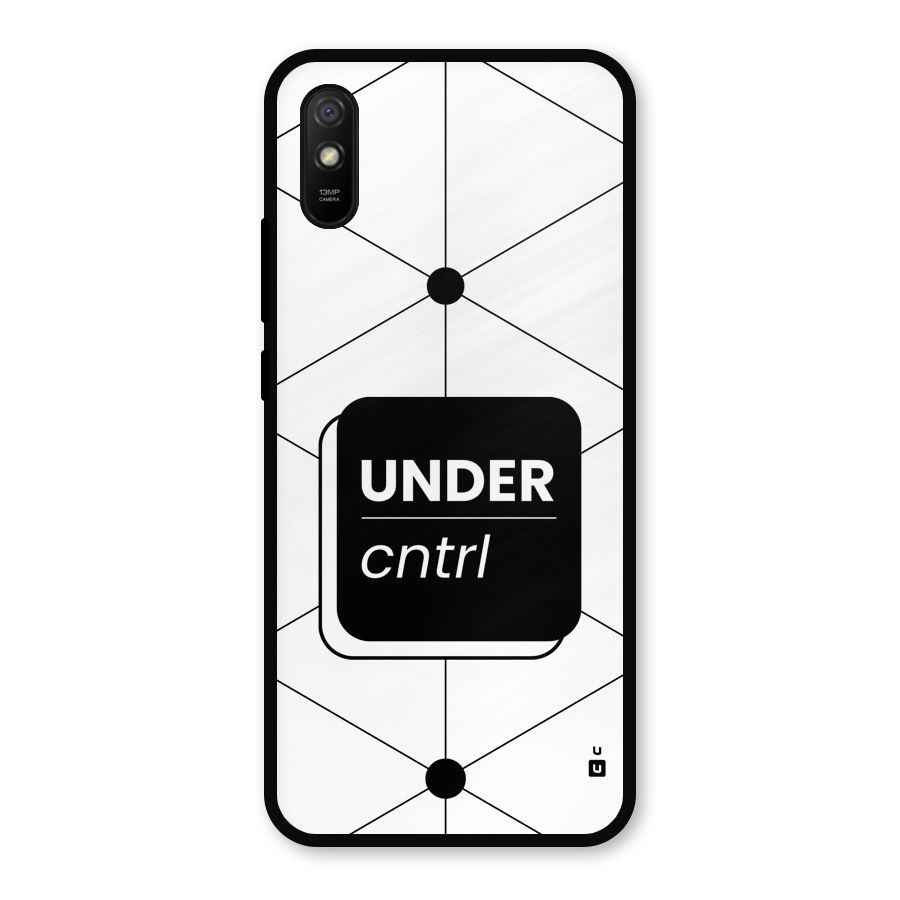 Under Control Metal Back Case for Redmi 9a