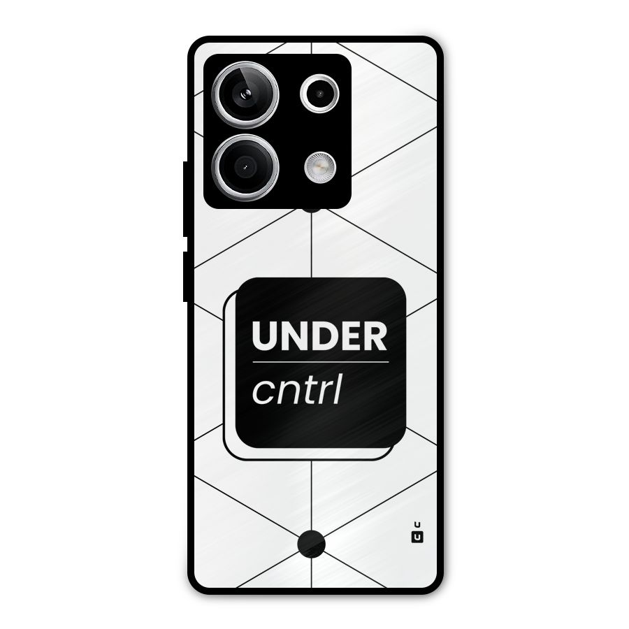 Under Control Metal Back Case for Redmi Note 13 5G