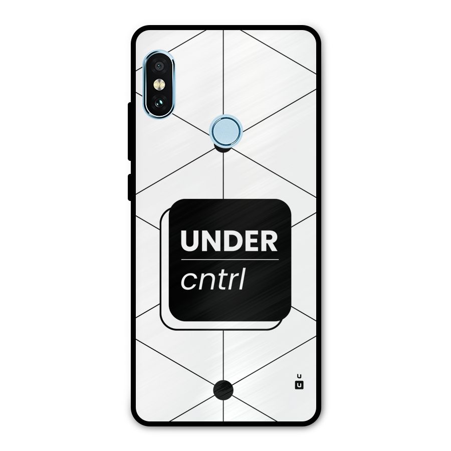 Under Control Metal Back Case for Redmi Note 5 Pro