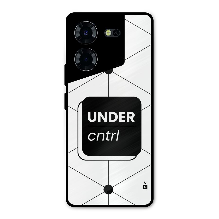 Under Control Metal Back Case for Tecno Pova 5 Pro 5G