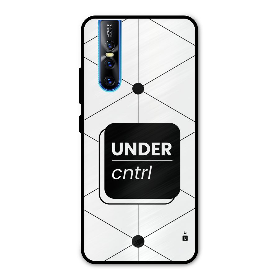 Under Control Metal Back Case for Vivo V15 Pro