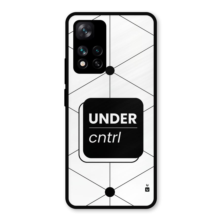 Under Control Metal Back Case for Xiaomi 11i Hypercharge 5G
