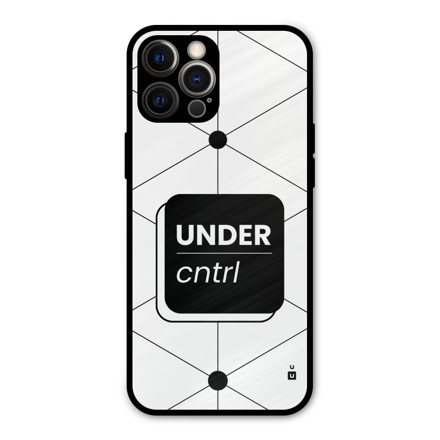 Under Control Metal Back Case for iPhone 12 Pro Max