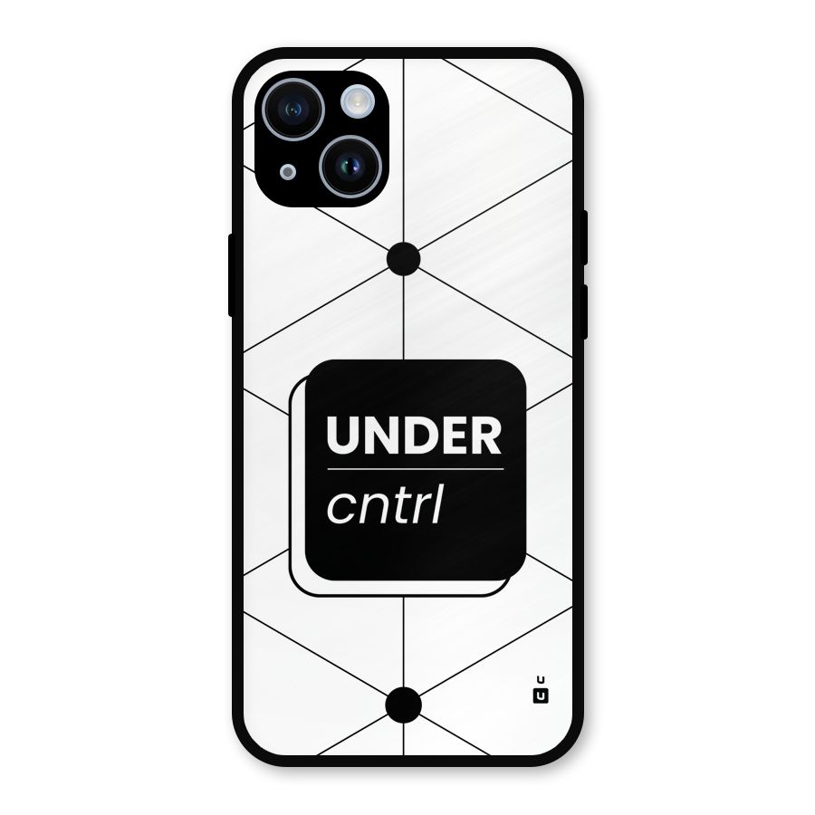 Under Control Metal Back Case for iPhone 14