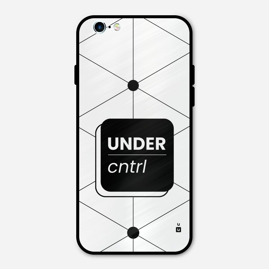 Under Control Metal Back Case for iPhone 6 6s