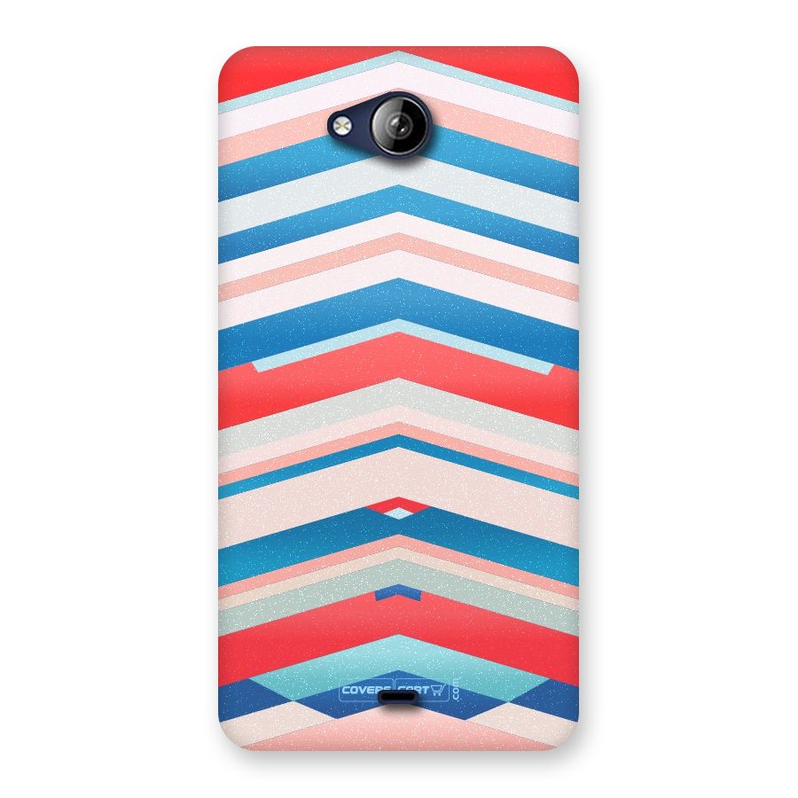 Unique Vibrant Colours Back Case for Canvas Play Q355