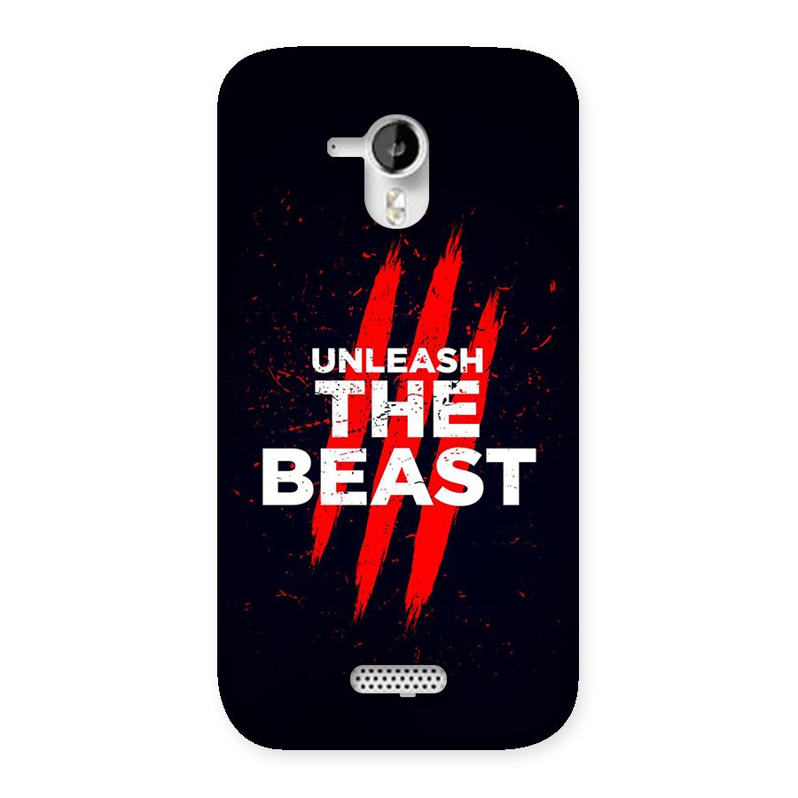 Unleash The Beast Back Case for Canvas HD A116