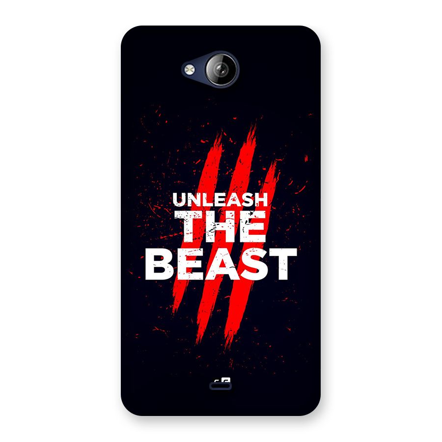 Unleash The Beast Back Case for Canvas Play Q355