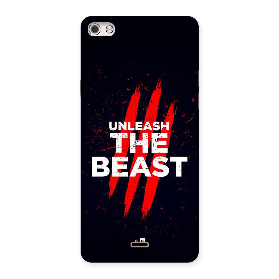 Unleash The Beast Back Case for Canvas Silver 5