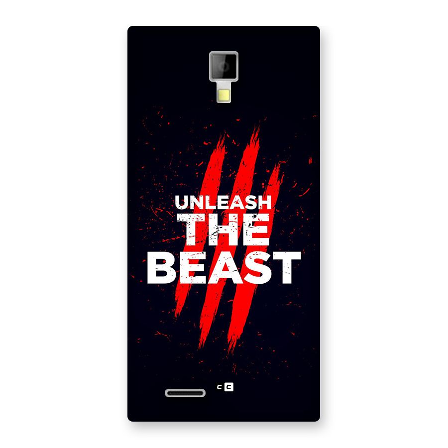 Unleash The Beast Back Case for Canvas Xpress A99