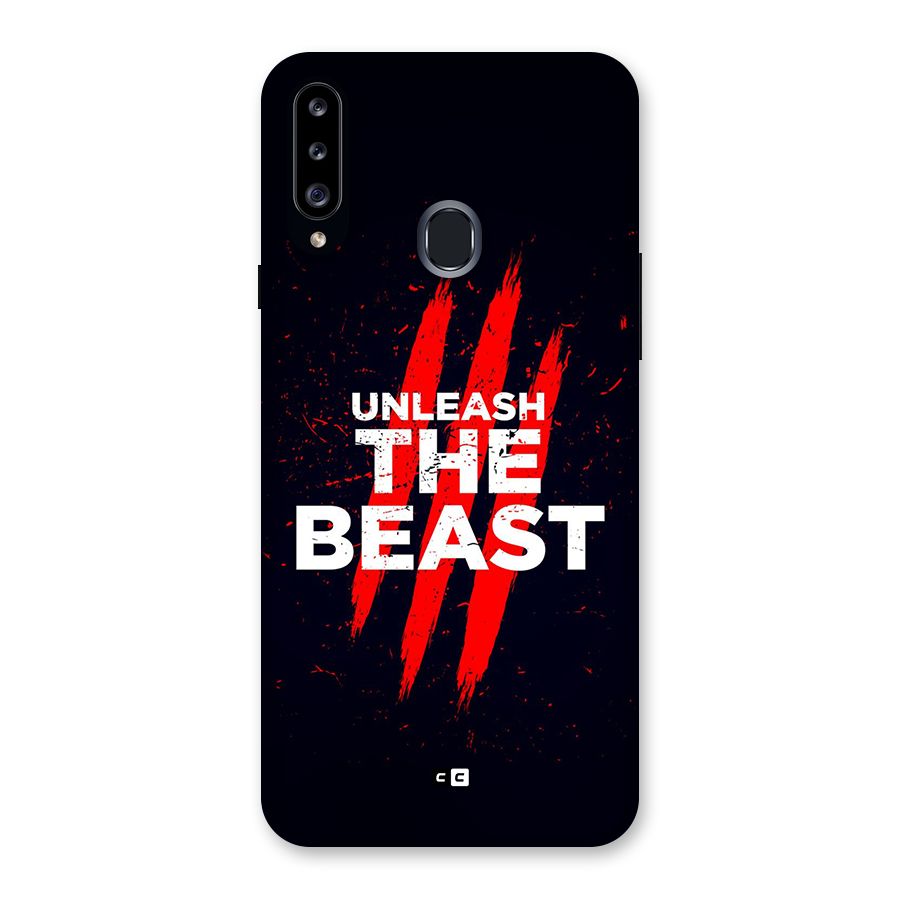 Unleash The Beast Back Case for Galaxy A20s