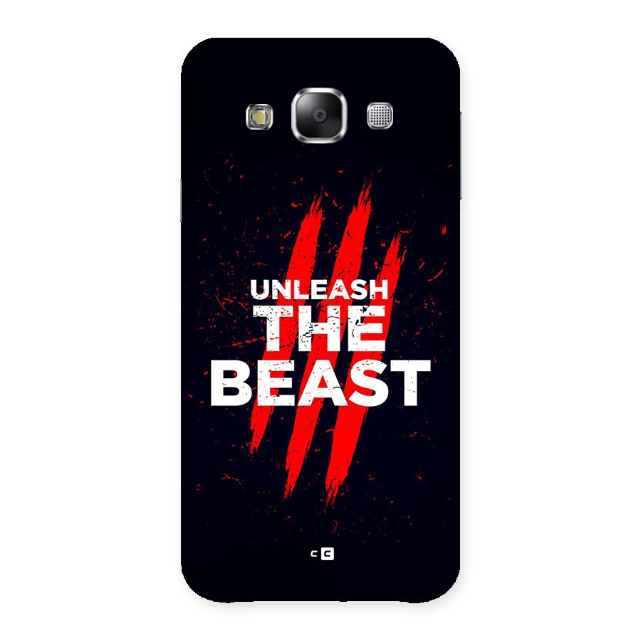 Unleash The Beast Back Case for Galaxy E5