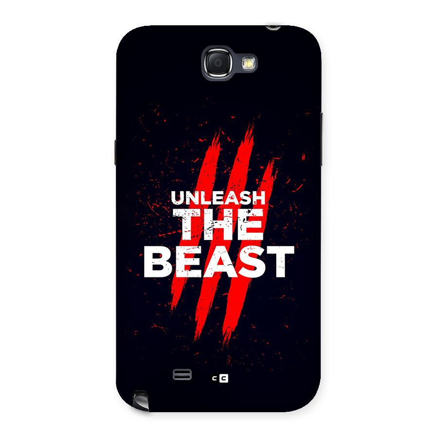 Unleash The Beast Back Case for Galaxy Note 2