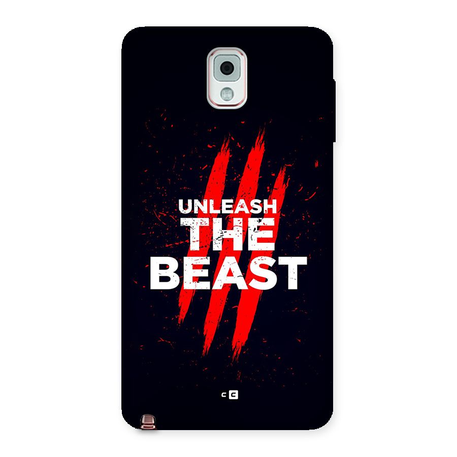 Unleash The Beast Back Case for Galaxy Note 3