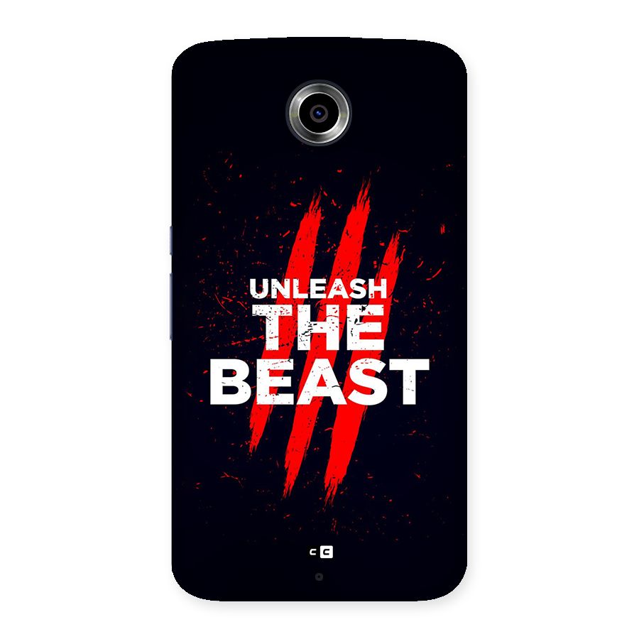 Unleash The Beast Back Case for Google Nexus 6