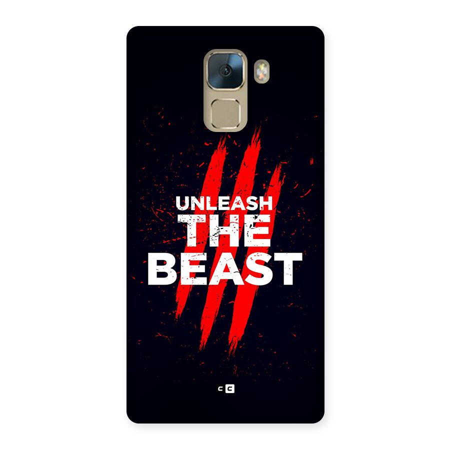 Unleash The Beast Back Case for Honor 7