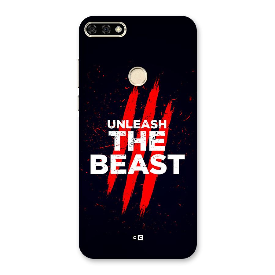 Unleash The Beast Back Case for Honor 7A