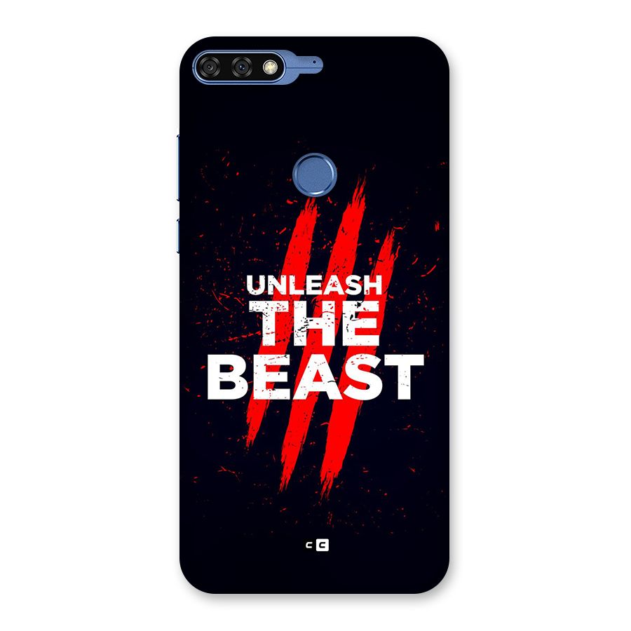 Unleash The Beast Back Case for Honor 7C