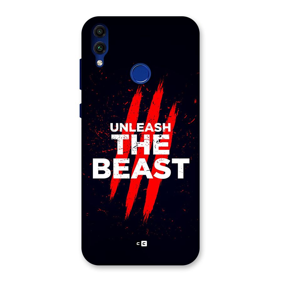 Unleash The Beast Back Case for Honor 8C