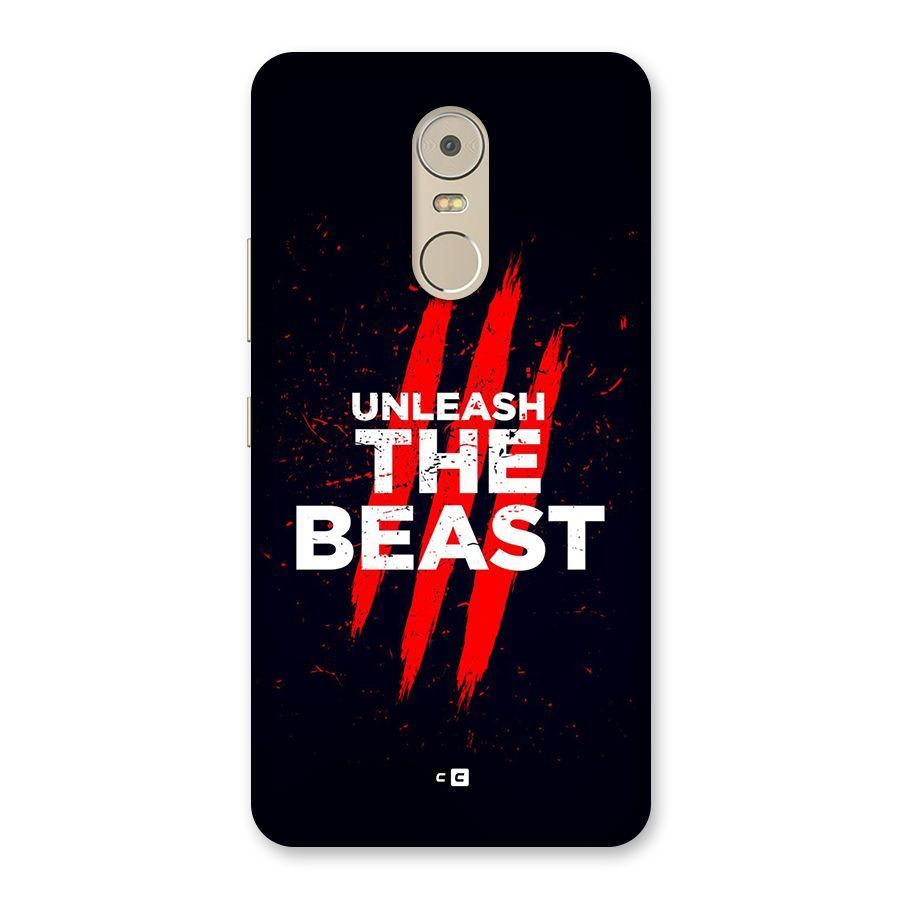 Unleash The Beast Back Case for Lenovo K6 Note