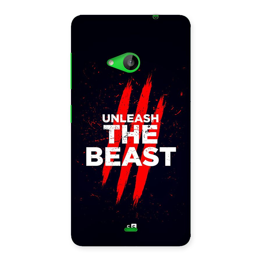 Unleash The Beast Back Case for Lumia 535