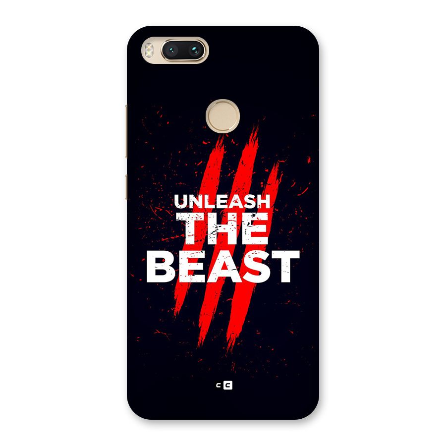 Unleash The Beast Back Case for Mi A1