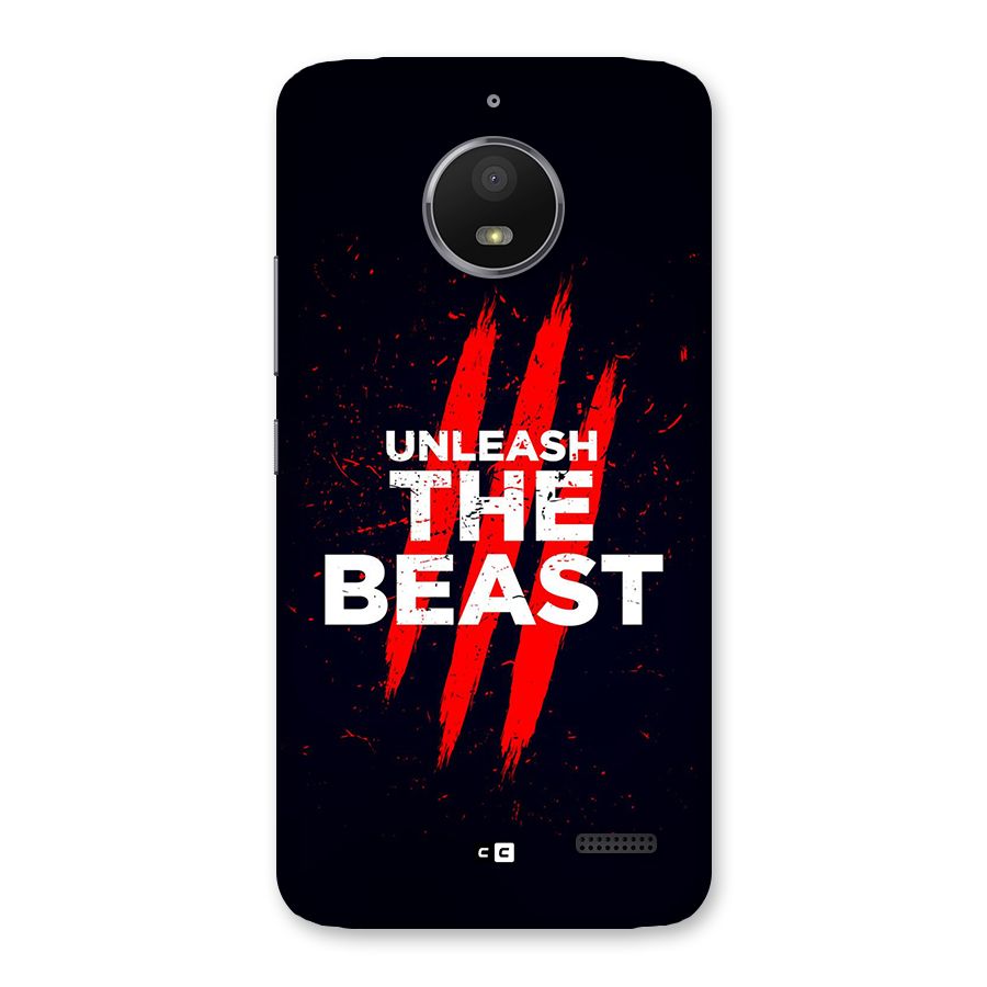 Unleash The Beast Back Case for Moto E4