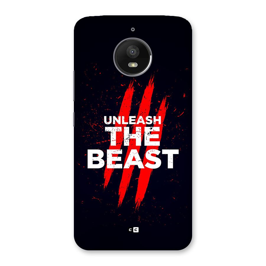 Unleash The Beast Back Case for Moto E4 Plus