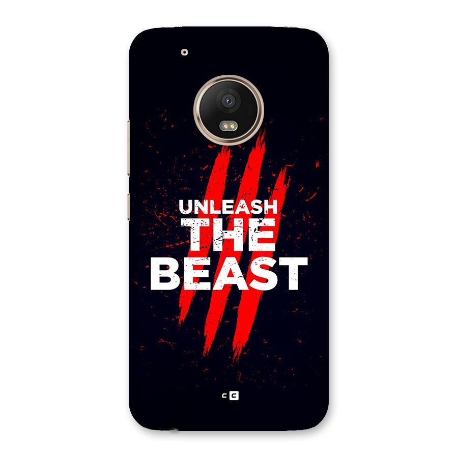 Unleash The Beast Back Case for Moto G5 Plus