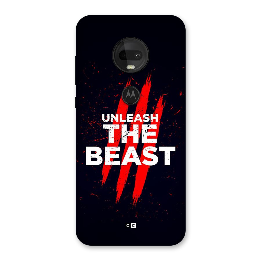 Unleash The Beast Back Case for Moto G7