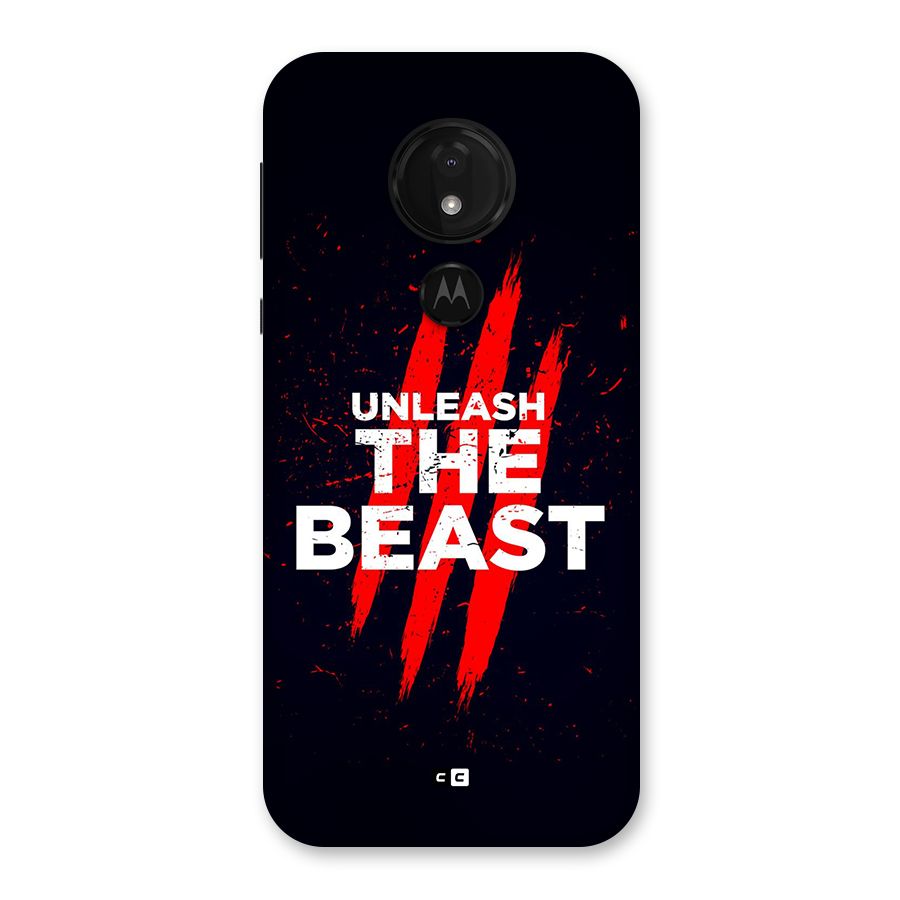 Unleash The Beast Back Case for Moto G7 Power