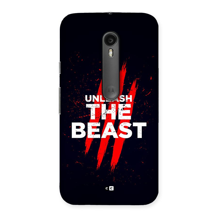 Unleash The Beast Back Case for Moto G Turbo