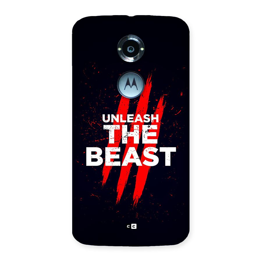 Unleash The Beast Back Case for Moto X2