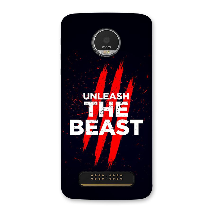 Unleash The Beast Back Case for Moto Z Play