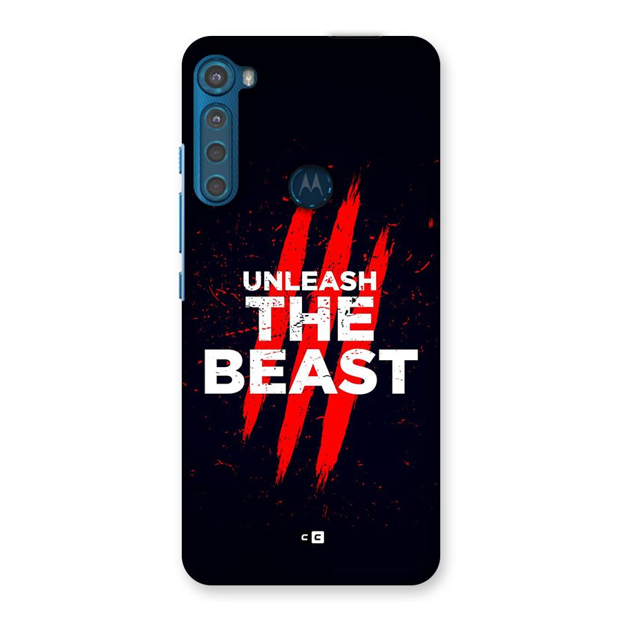 Unleash The Beast Back Case for Motorola One Fusion Plus