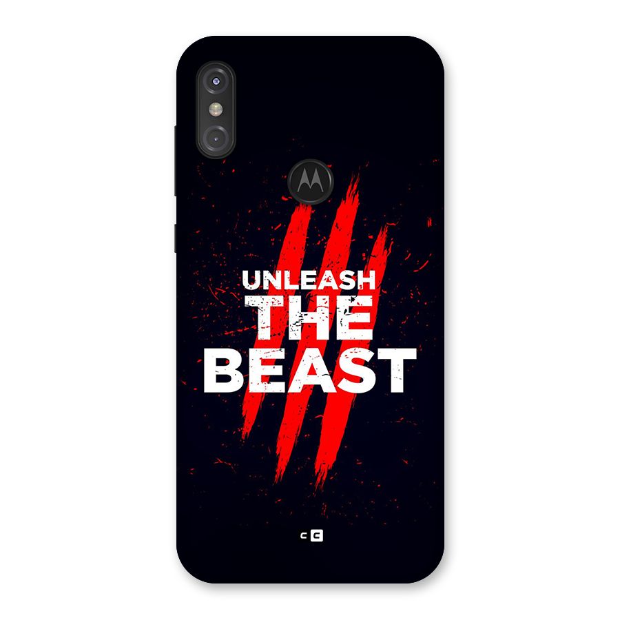 Unleash The Beast Back Case for Motorola One Power