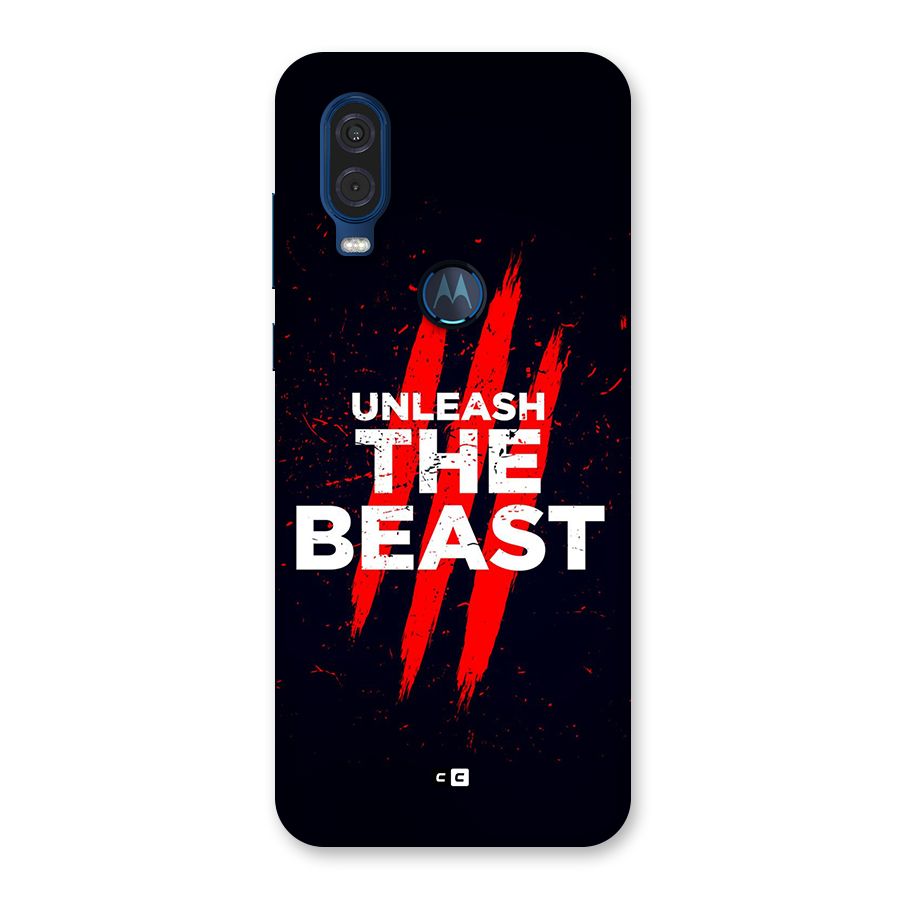Unleash The Beast Back Case for Motorola One Vision