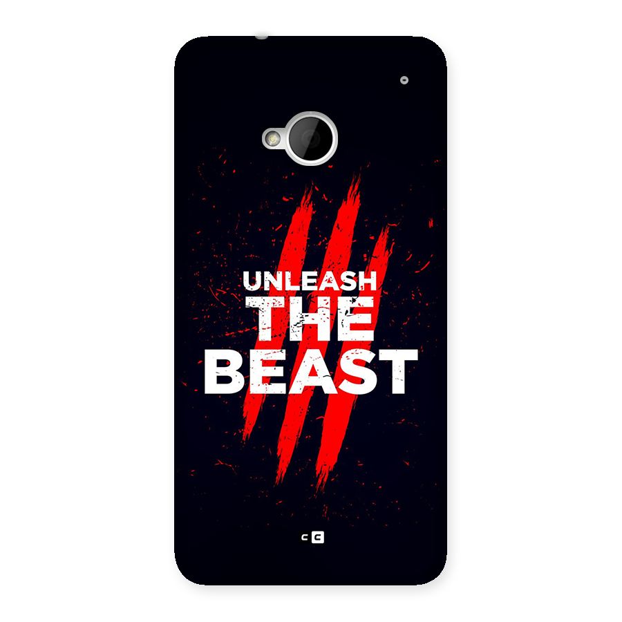Unleash The Beast Back Case for One M7 (Single Sim)