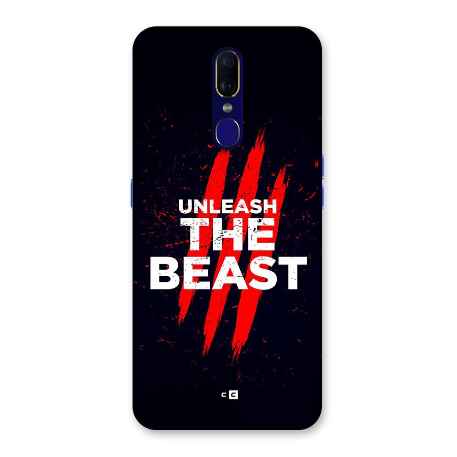 Unleash The Beast Back Case for Oppo F11