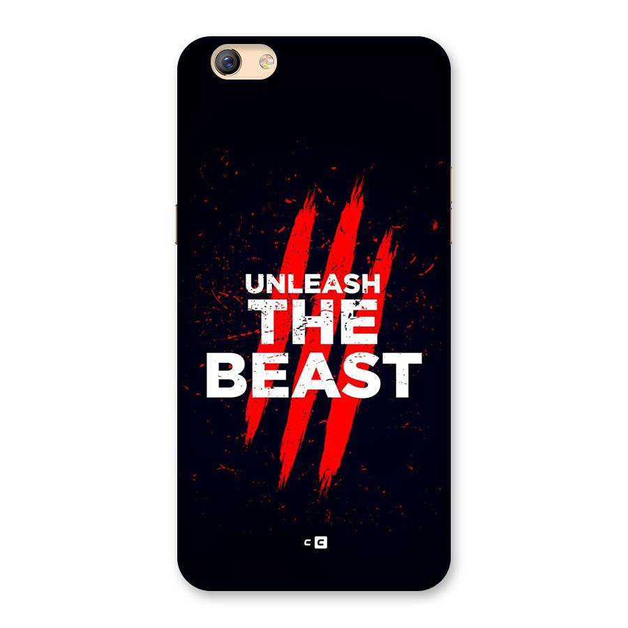 Unleash The Beast Back Case for Oppo F3 Plus