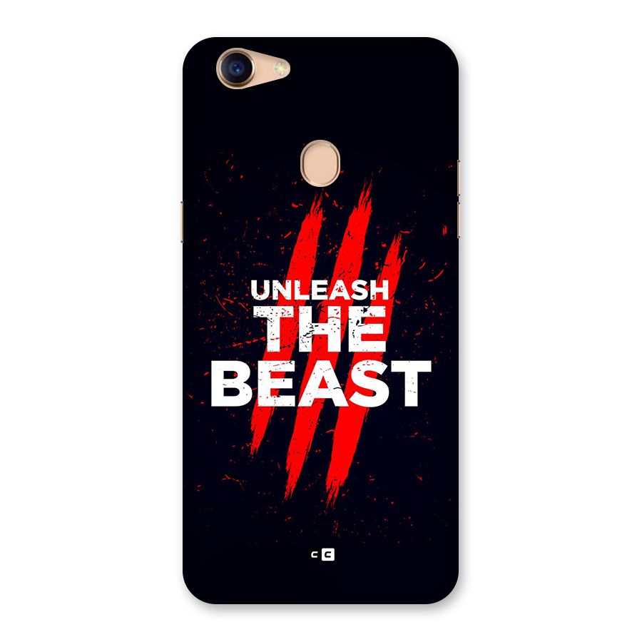 Unleash The Beast Back Case for Oppo F5 Youth