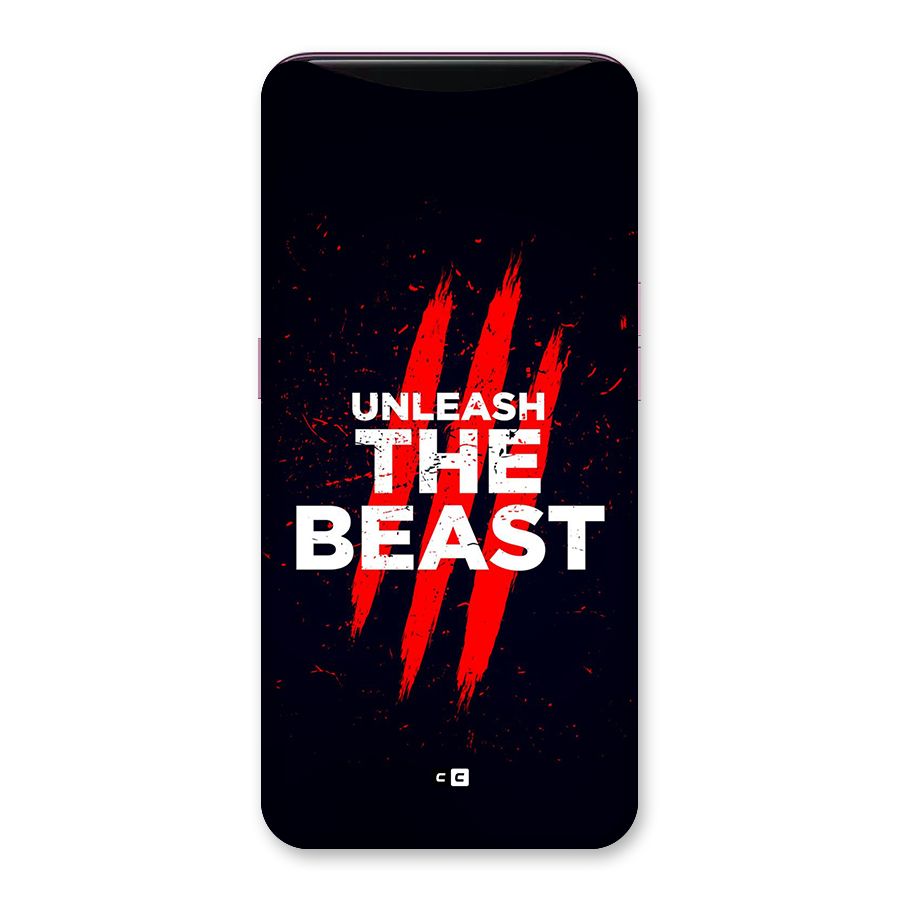 Unleash The Beast Back Case for Oppo Find X
