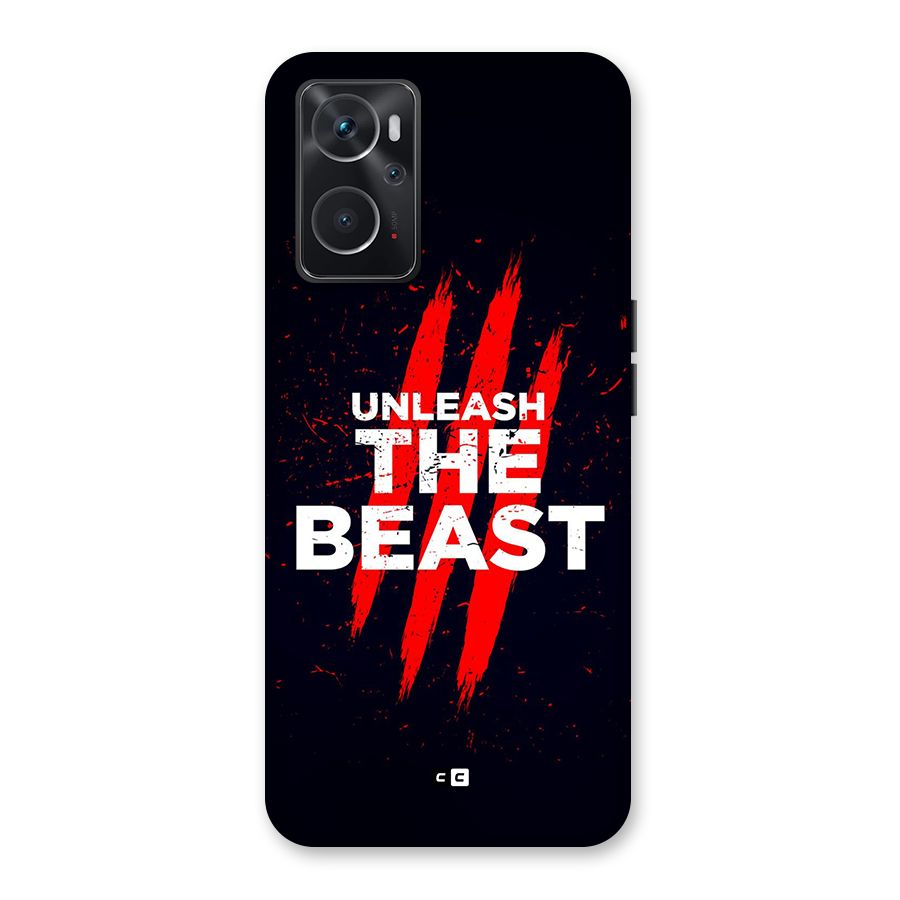 Unleash The Beast Back Case for Oppo K10 4G
